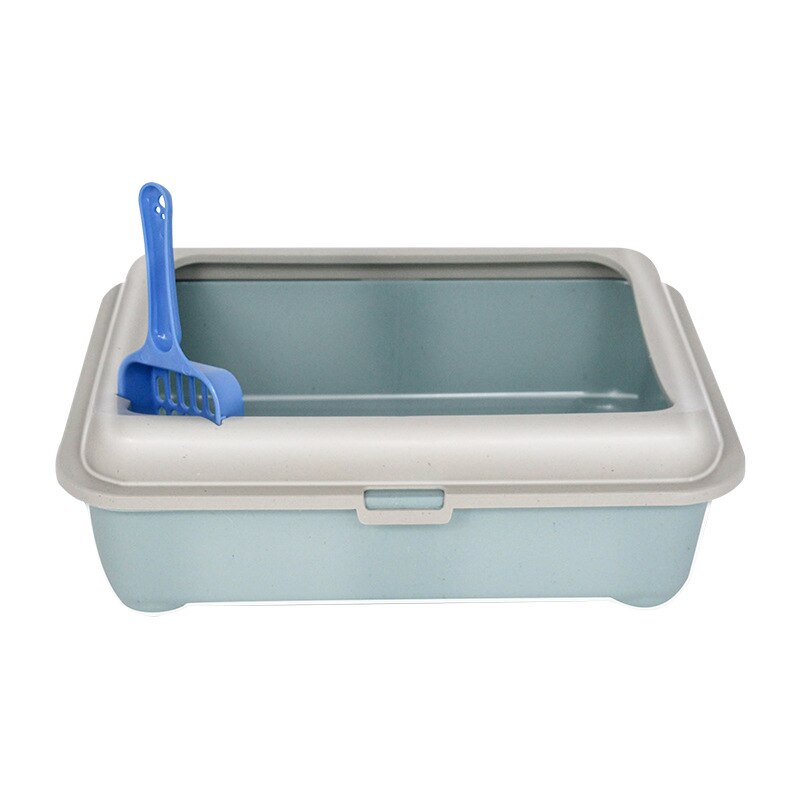 Litière pour chat bassin semi-fermé chat toilette trompette chat excréments bassin chat litière bassin chat fournitures chat merde bassin