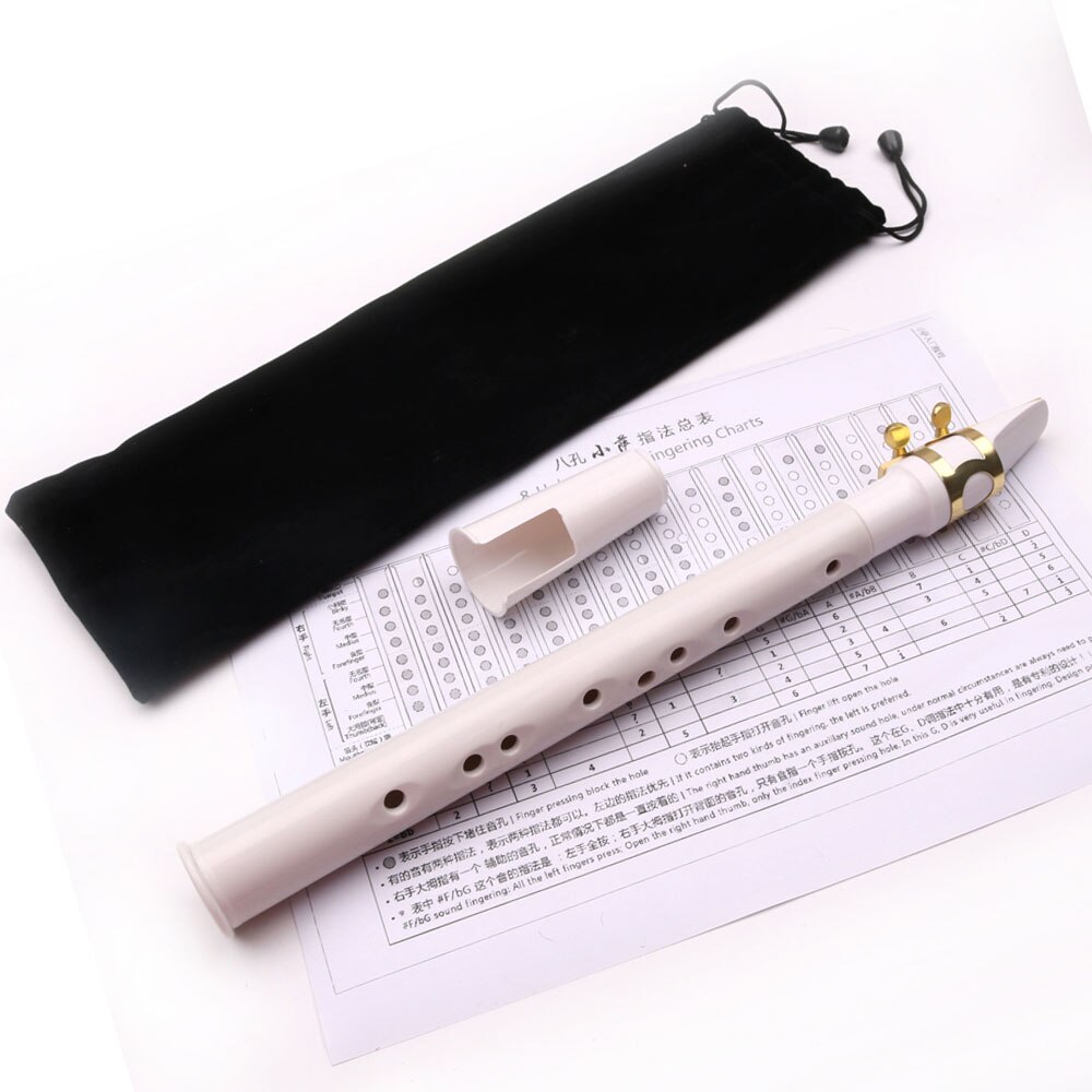 Pocket Saxophone Sax Mini Saxophone ABS Portable Little Saxophone Solid Black Woodwind Instrument: White