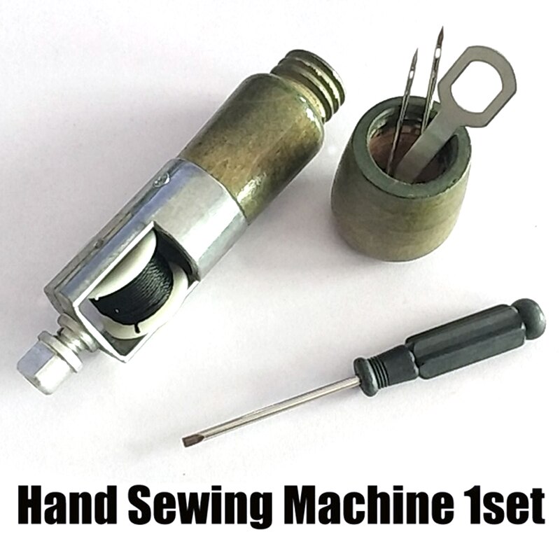 Awl Leather Sewing Tool Leather Craft Edge Stitching Belt Shoemaker Canvas Repair Tool Leather Needle DIY Manual Sewing Machine: RX291ZQ-1SET