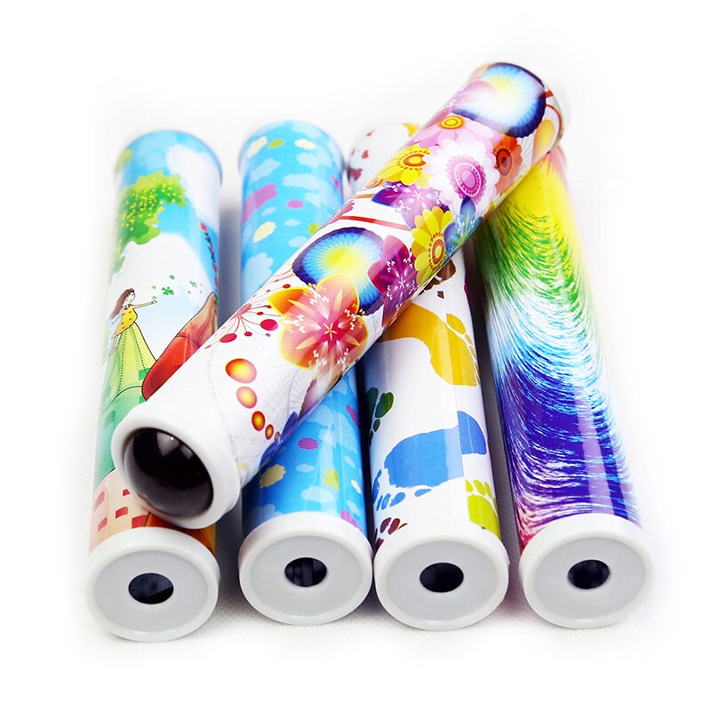 1pcs Outdoor Scene Rotating Kaleidoscope Interactive Logical Rotating Kaleidoscope Changeful Adjustable Fancy Colored World Toys: Default Title