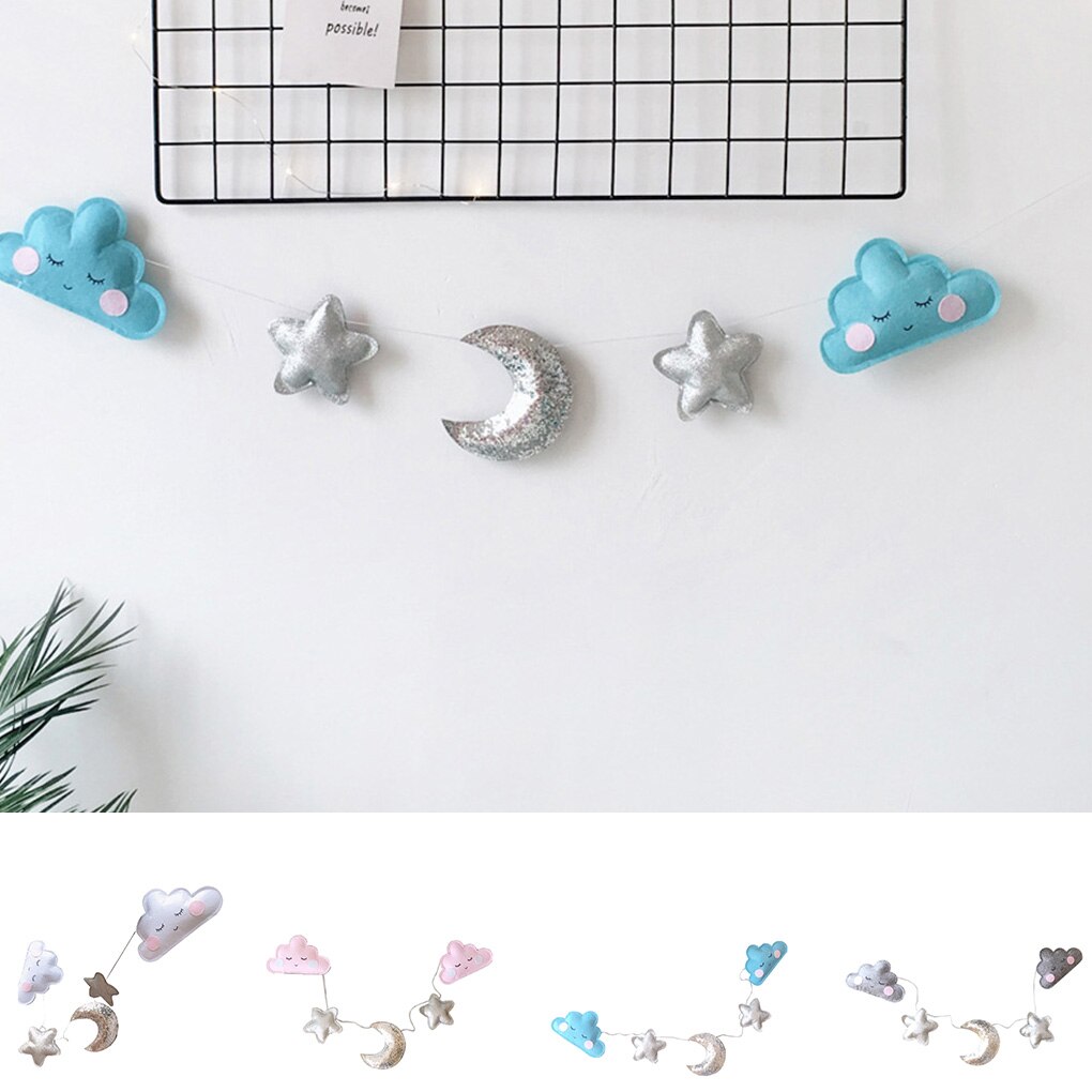 Neugeborenen Wolke Regenbogen Regentropfen Zauberstab Spielzeug Baby Bett Zelt Anhänger Krippe Hängen Spielzeug Zimmer Ornament Kleinkind Foto Requisiten freundlicher
