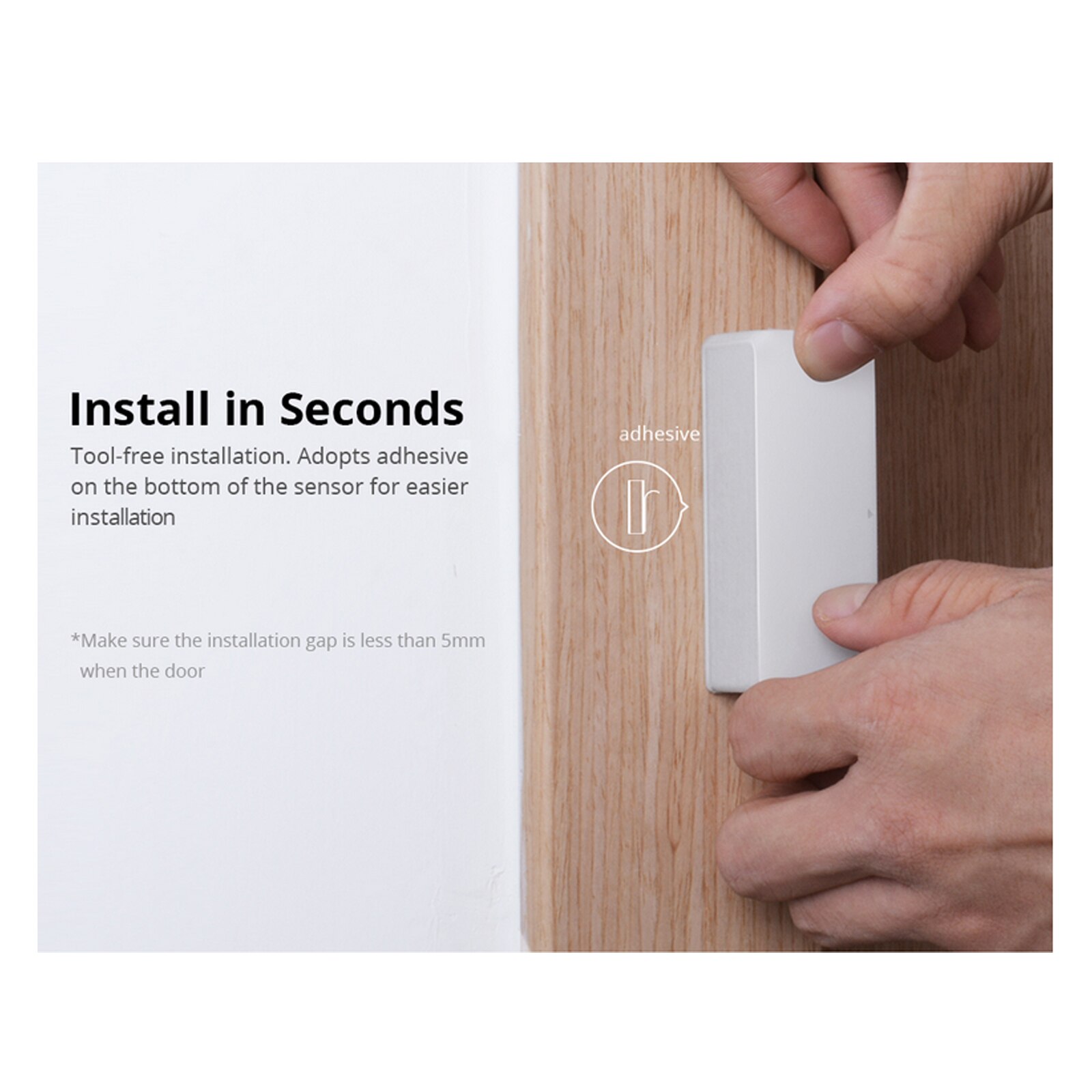 10PCS SONOFF DW2-RF-433MHZ Sensor Door Window Alarm Sensor RF 433Mhz Wireless Automation Anti-Theft Alarm Compatible With RF