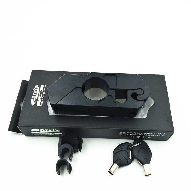 Universal Motorcycle Handle Throttle Grip Security Lock with 2 Keys to Secure a Bike, Scooter, Moped or ATV