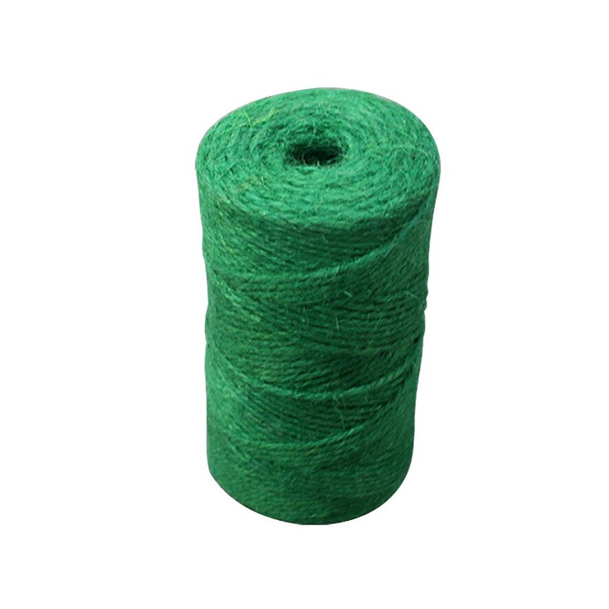 Handgemaakte Linnen Draad Groene Jute Tuin Touw Horticultural Twine String Lijn 60 Meter Linnen Draad 0705 #30