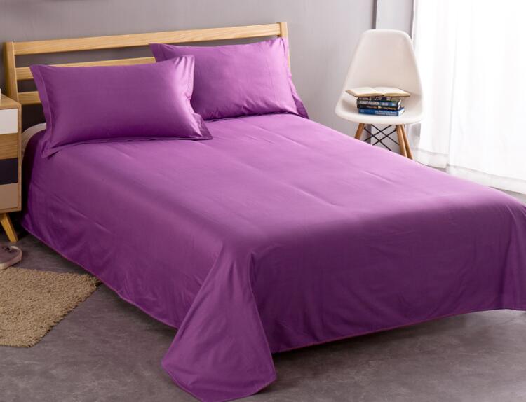 Drap de lit cototn 100% coton | Couleur unie, 40x40 133x82, 250cm x 250cm