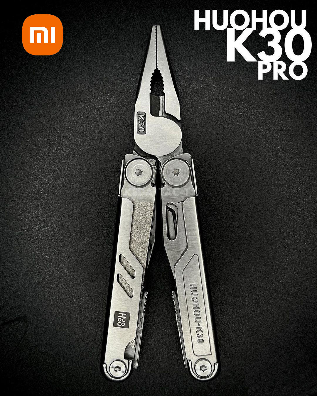 XIAOMI-cerradura de seguridad multifuncional HuoHou K30 Pro Knife18-in-1, destornillador Phillips/ranurado/gafas, acero inoxidable 7Cr17: HuoHou Pro Version