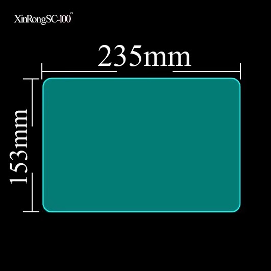 Dla 11,6 11 10,6 10,4 10,1 10 9,6 8 7,85 7-calowy tablet z Androidem Folia ochronna ze szkła hartowanego Uniwersalny rozmiar: 235 * 165 mm: szary