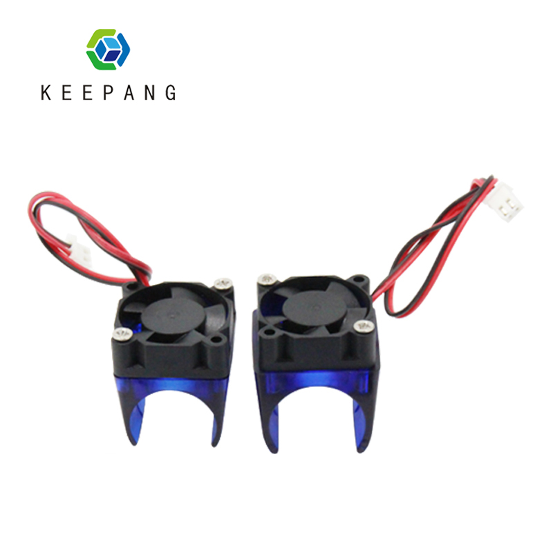 Keepang v6 v5 3d impressora extrusora suporte módulo e3d plástico azul ventilador duto suporte para ventilador de refrigeração 30x30x10mm