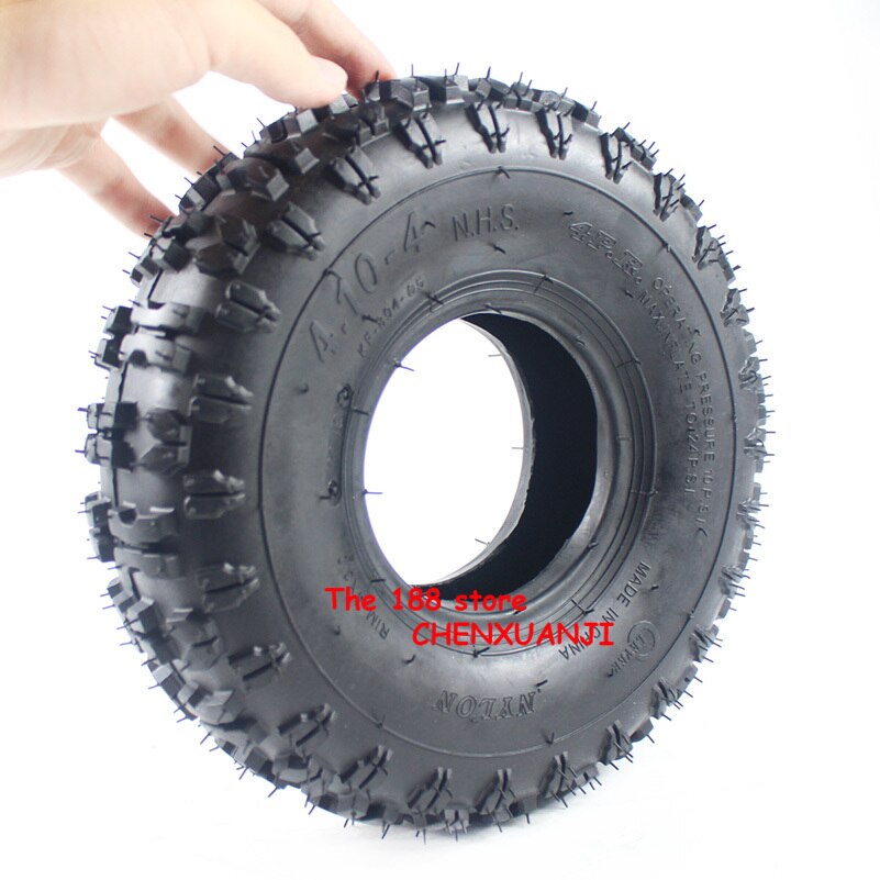Alto rendimiento 4,10-4 410-4 ATV Quad Go Kart 47cc 49cc Chunky 4,10-4 tubo interno de neumáticos