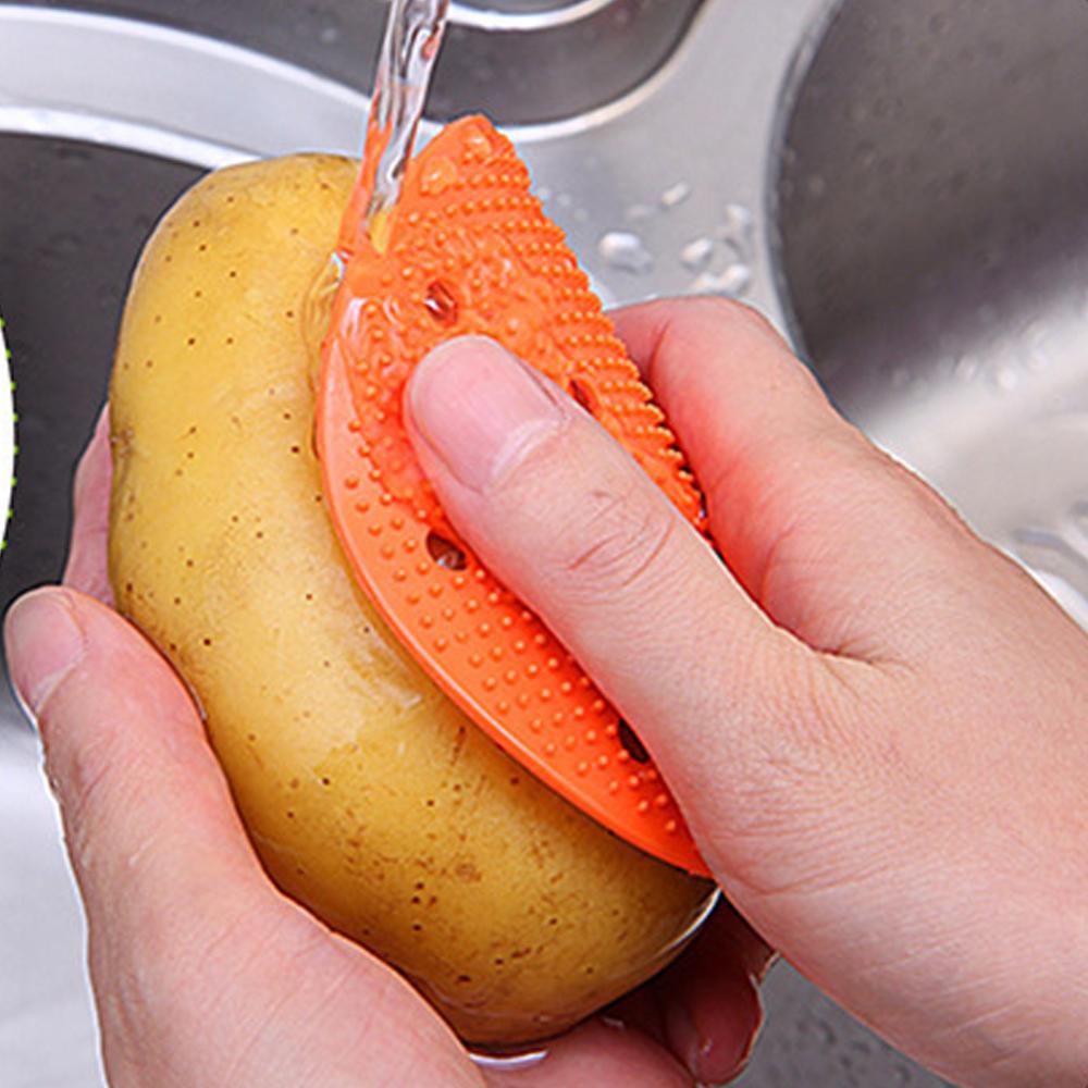 Multi-functional Protect Hand Dirt Clean Brushes Easy Cleaning Tools Potato Scrubber Fruit Accessories Kitchen Gadgets 1 pcs