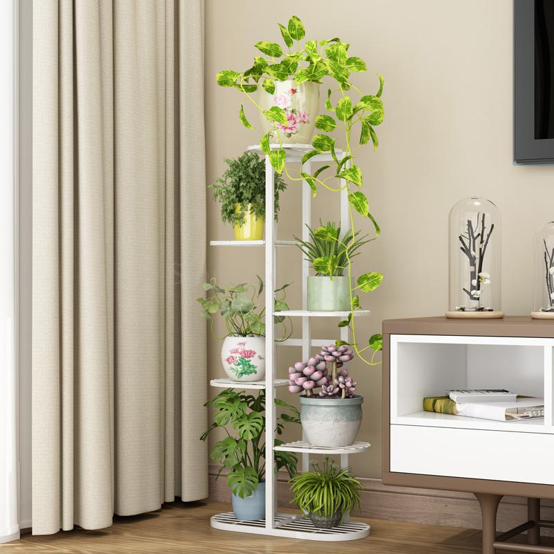 5 smidesjärn blomma hylla vardagsrum sovrum blomma rack flera lager inomhus specialerbjudande järn balkong blomma hylla rack hem