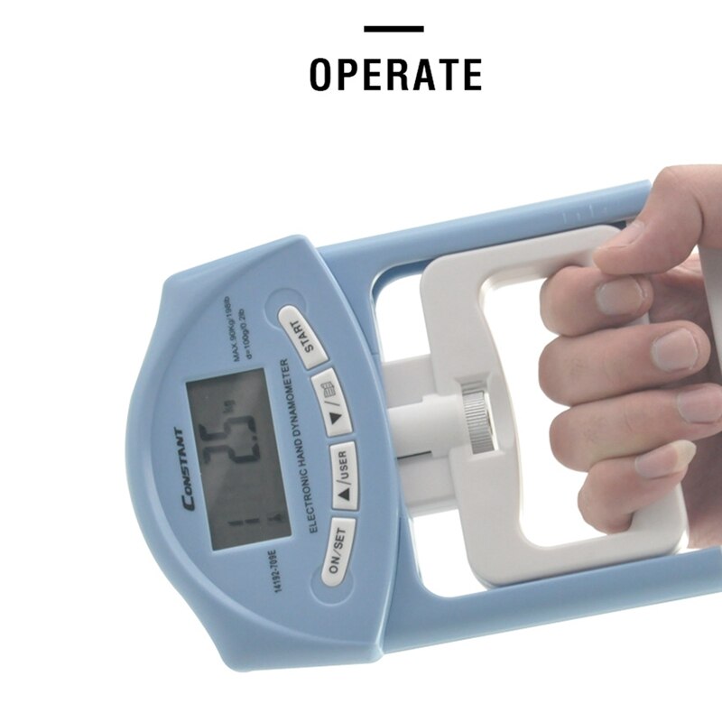 Grip Strength Meter Grip Strength Meter Digital Hand Dynamometer Measuring Hand Grip Exerciser Strengthener 300Lb