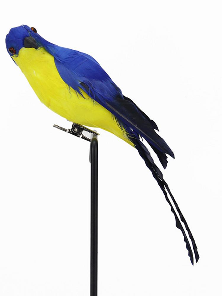 20CM imitación loro guacamayo ventana pájaro espuma pluma loro grande decoración del hogar Decoración de jardinería pájaro