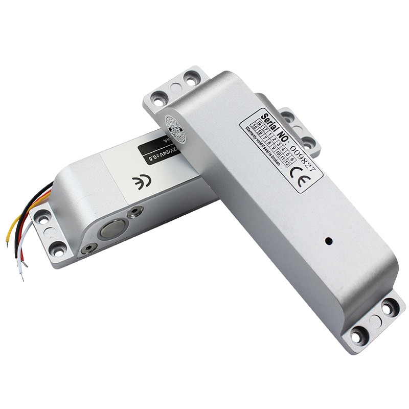 Houten poort deur Elektrische Insteekslot DC 12 V Fail Safe Elektrische Bolt Slot voor Deur Toegangscontrole Beveiliging Slot Deuren systeem