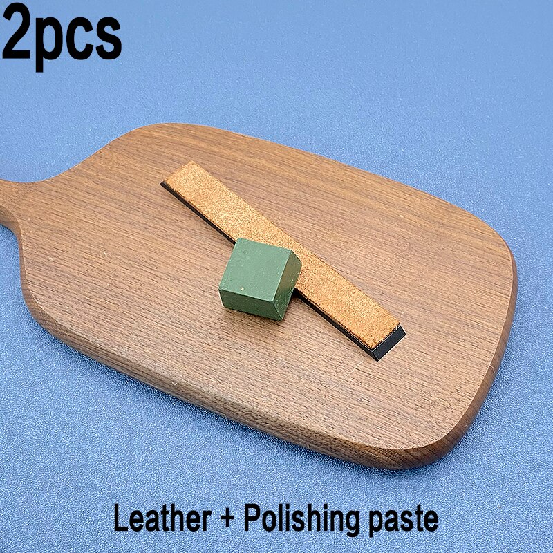 Sharpened leather knife sharpener Compound Grinding Knife Paste Sharpening wax grinding polishing Leather machine Honing Strop: A