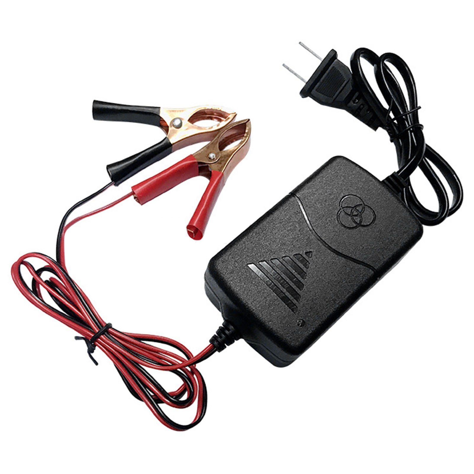 Car Battery Charger 12V 1A Battery Charger Maintainer Amp Volt Fast Power Charging For Car Truck Motorcycle Battery Charger: US Plug