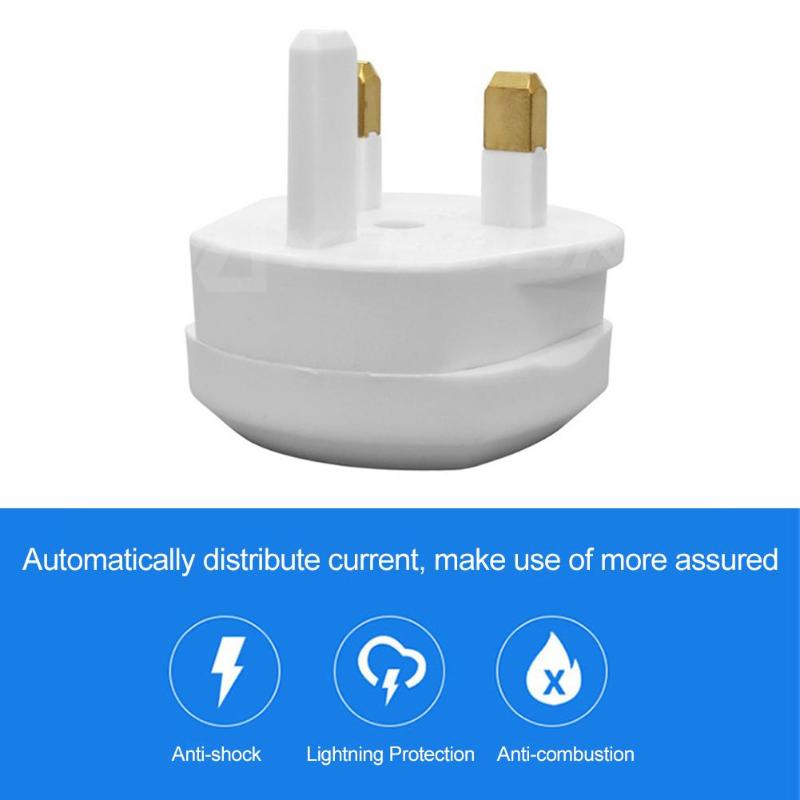 13A UK Conversion Plug to EU Plug Transform Switch Plugs Travel Adapter