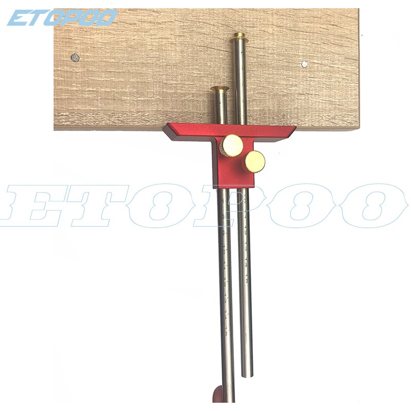 Raft Scriber woodworking tools,European double-headed scribe blade, wooden scribe-line woodworking Measurement crossed-out tool