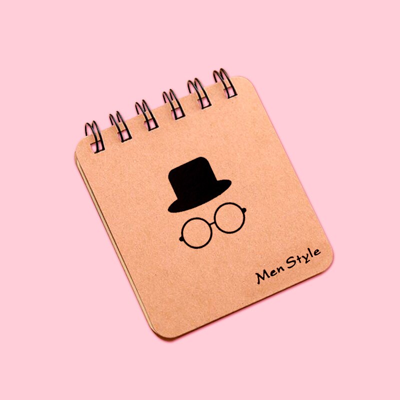 Cuaderno con bobina meteorológica para Barba Negra, Mini libreta portátil, Memo, estudiante, papelería Kawaii, suministros de oficina y escuela, papelería: 04