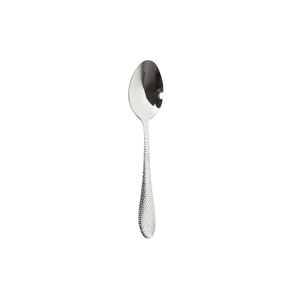 Noir brillant ensemble de couverts couteau fourchette cuillère dîner ensemble cuisine argenterie couverts vaisselle ensemble 304 acier inoxydable vaisselle ensemble: 1Pc Silver Teaspoon