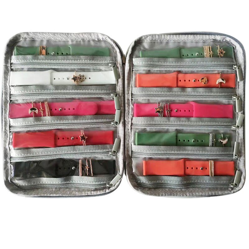 Wasserdichte tragbare Box Uhrenhalter Organizer Aufbewahrung für Männer Frauen Smartwatch-Boxen für Apple Watch Armband Aufbewahrungsbox Uhren