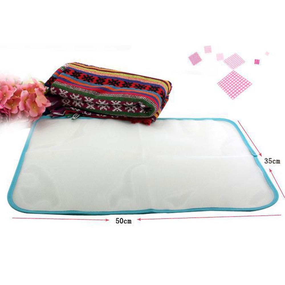 Tapis de repassage en tissu maille | Tapis de repassage en tissu, pratique, résistant à la chaleur, sèche-linge à domicile, tapis de repassage Durable de 35*50cm