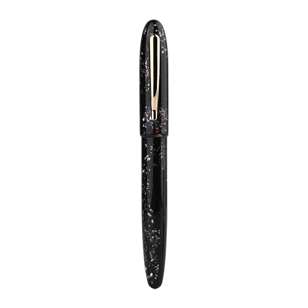 ! Pluma estilográfica Moonman M8 hecha a mano de resina para celuloide, hermoso de escritura, patrones de pluma moderna, hoja de Metal con convertidor H1S8