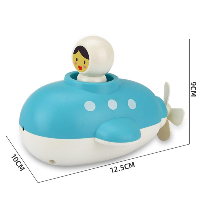 1 pc baby bath toy swimming submarine safety cute portable bathtub children's early learning supplies for children baby bath toy