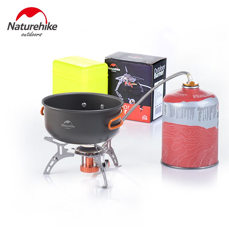 Naturehike Camping Stove Camping Gas Burner Gas Cooker Hiking Stoves Backpacking Stove Mini Portable Outdoor Camping Gas Stove