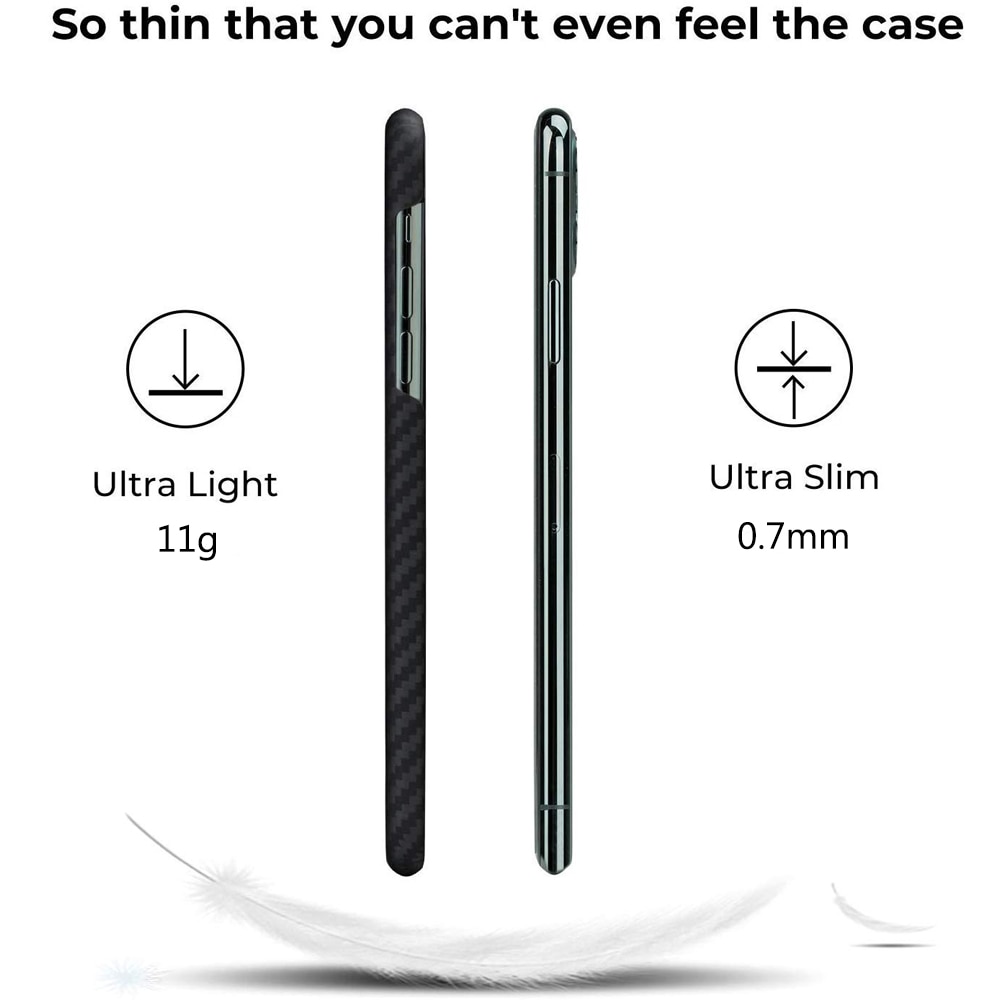 Carbon Fiber Case for iPhone X XS Max XR 7 8 Plus 11 Cases Matte Aramid Fiber Ultra Thin Phone Cover for iPhone 11 Pro Max Case