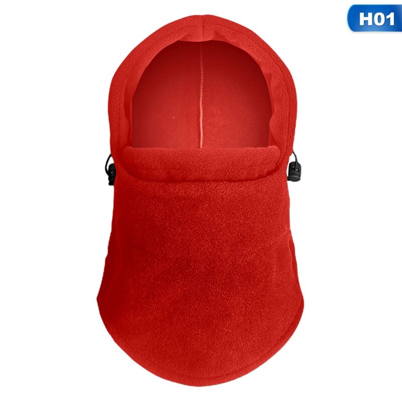 Winter winddichte wandelmutsen heren warme thermische fleece bivakmutsen gezichtsbedekkende mutsen ski fiets motor nekwarmer helm muts: H01
