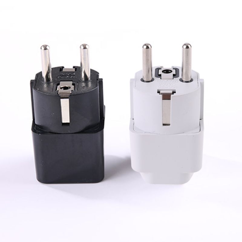 European EU Plug Adapter EU Plug Adapter to UK US EU Electrical Outlet Travel Power Adapters Converter Electrical Charger