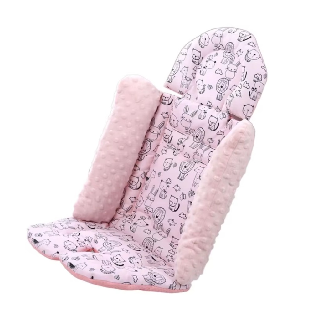 Karikatur-aufbringen Baby Kinderwagen Kissen Kinderwagen Zubehör Sitz Liner Kinderwagen Auto matt Kinderwagen Kissen Auto Sitz Wagen Matratze: WEISS