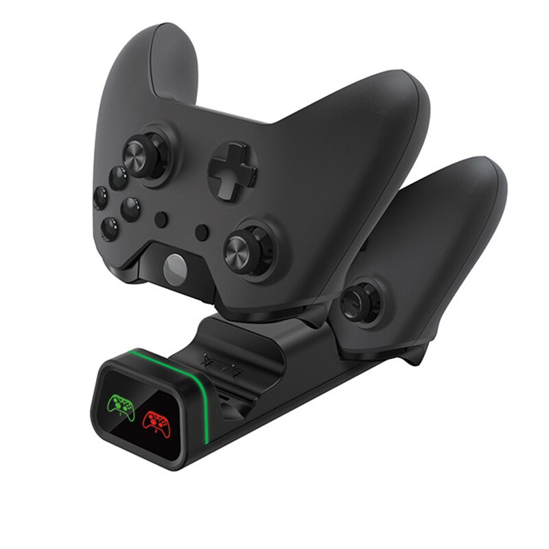 Controller Lader Dock Dual Charging Station Voor Xbox One/Slim/Elite Controller Met 2X800MAh Oplaadbare Batterij Packs.