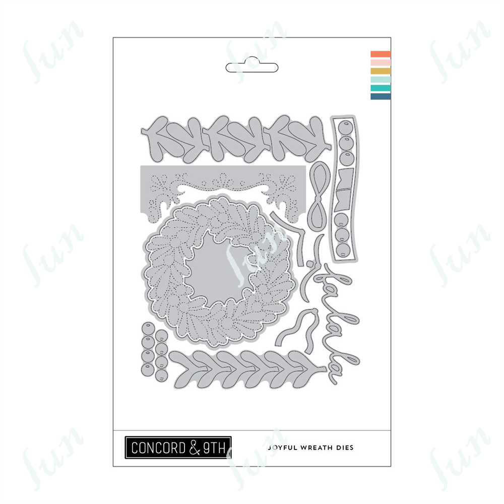 Joyful and Merry Christmas Metal Cutting Dies Clear Stamps Scrapbooking Icons Stencil Pack Album DIY Embossing Craft: khaki
