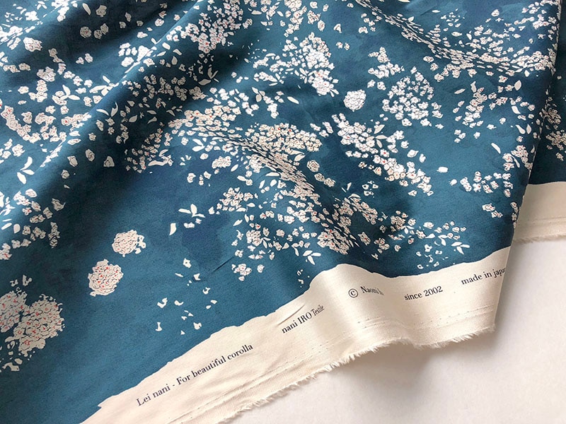 Tissu de couette japonais Nani IRO en coton | Mi-mètre, tissu de couette en tissu de coton pour robe Corolla