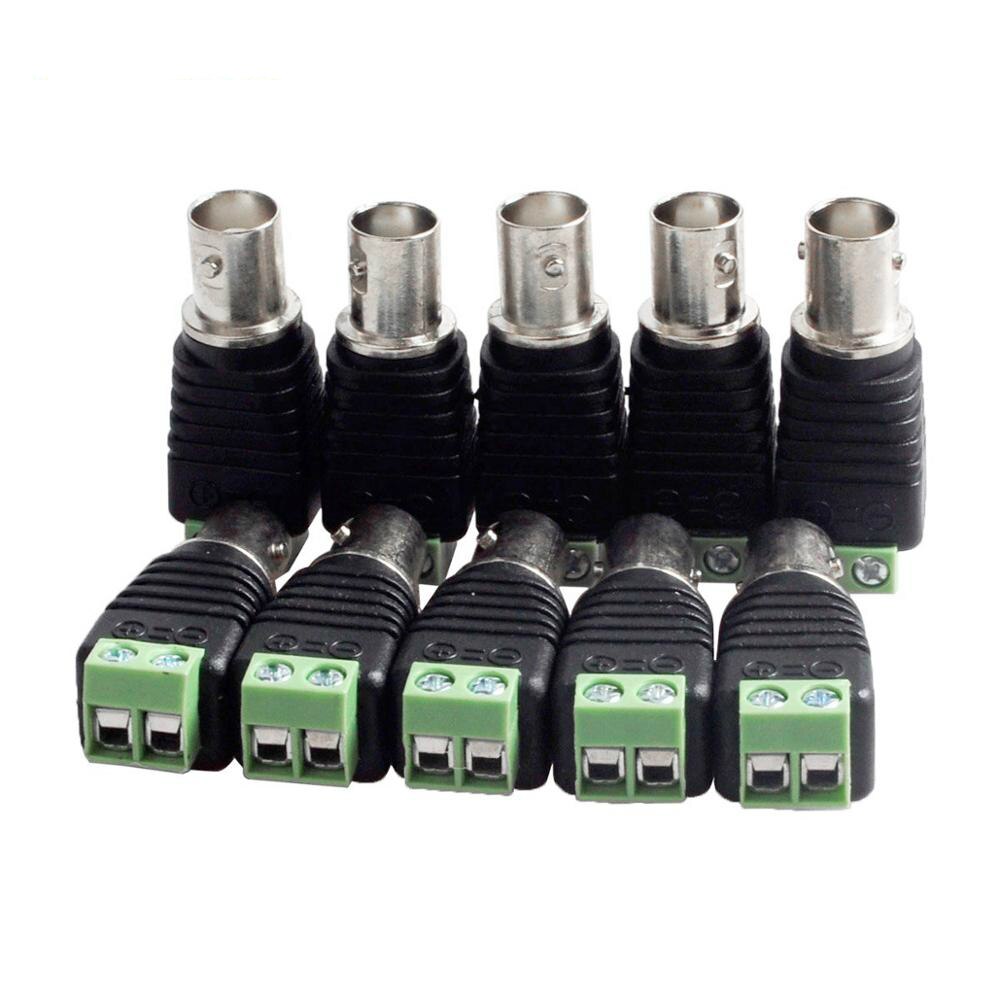 BNC Connectors for AHD Camera CVI Camera TVI Camera CCTV Camera Coaxial/Cat5/Cat6 Cables