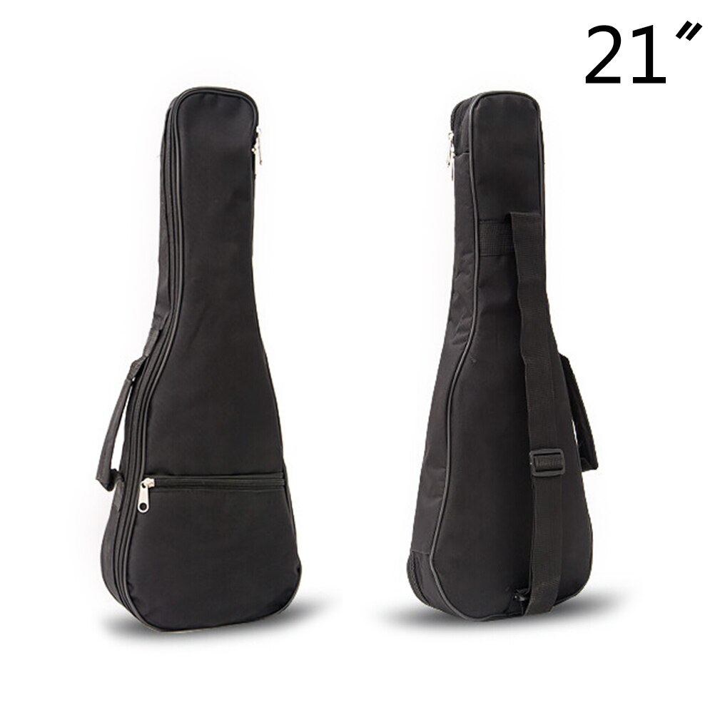 Czarny 21 "pokrowiec na gitarę regulowane ramiączka gitara torby robić noszenia miękkie etui nylon Oksford ukulele wodoodporny pokrowiec na gitarę torba koncertowa