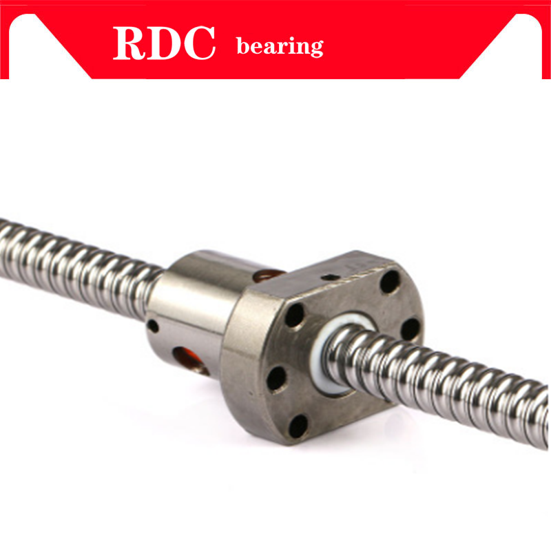 Vis à Bille à Bride En Acier Avec Écrou Pour RM1605 SFU1605 - Kit 2 Pièces Haute Précision