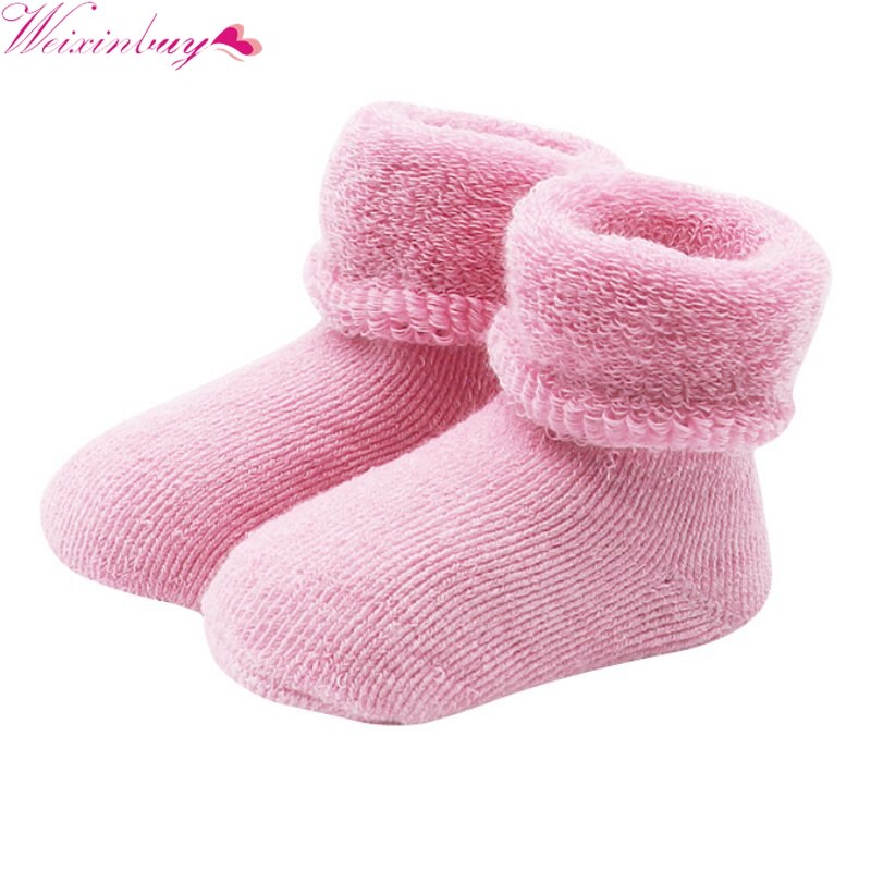 Bebé niñas niños recién nacido bebé invierno botas calientes niños pequeños calcetines de algodón suave botines zapatos de cuna 13