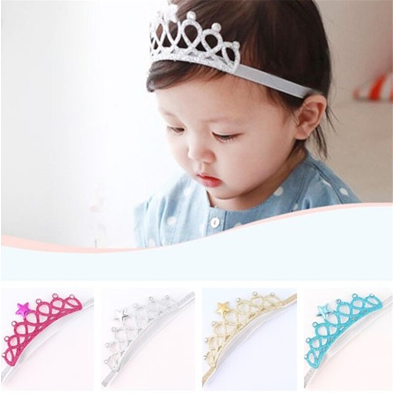 BalleenShiny-Diadema de corona de flores para bebé, accesorios para el cabello, rosa, colorido, encantador, de cumpleaños para niños
