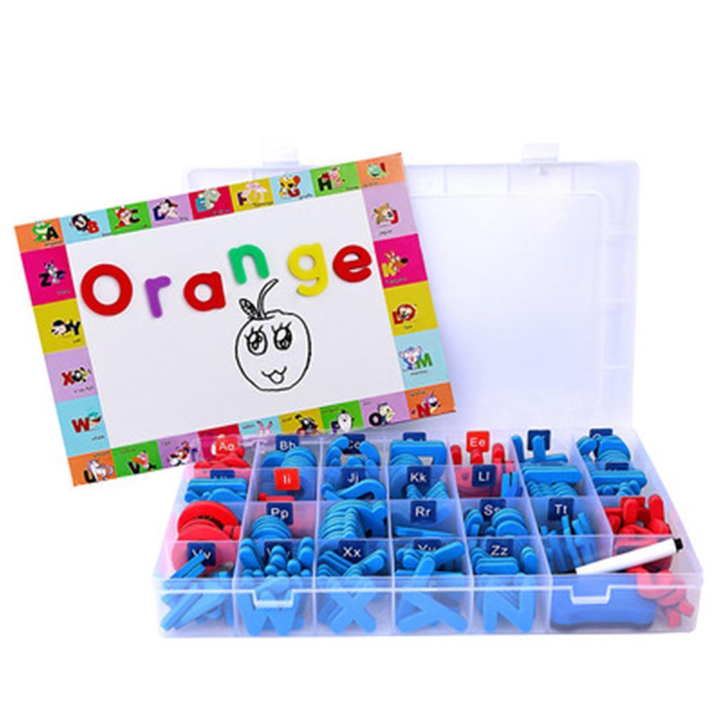 216/238 Pcs Magnetische Letters Hoofdletters Kleine Schuim Alfabet Abc Magneten Voor Koelkast Koelkast Educatief Speelgoed Set