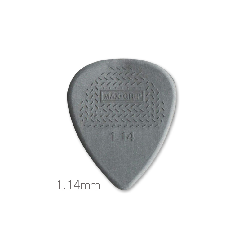 Dunlop plectrum . 449r max-grip nylon halkfri plektrum för akustisk gitarr. tjocklek 0.6/0.73/0.88/1.00/1.14/1.50mm.: Orange
