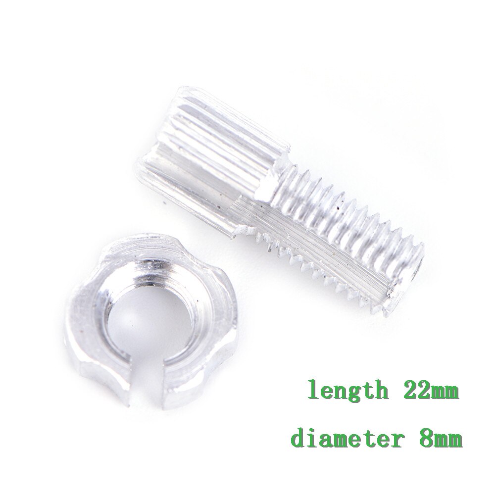 Tornillo para manillar de bicicleta de aleación de aluminio, M5 x 17MM, manubrio de engranaje fijo, 4 Uds.: cable adjuster