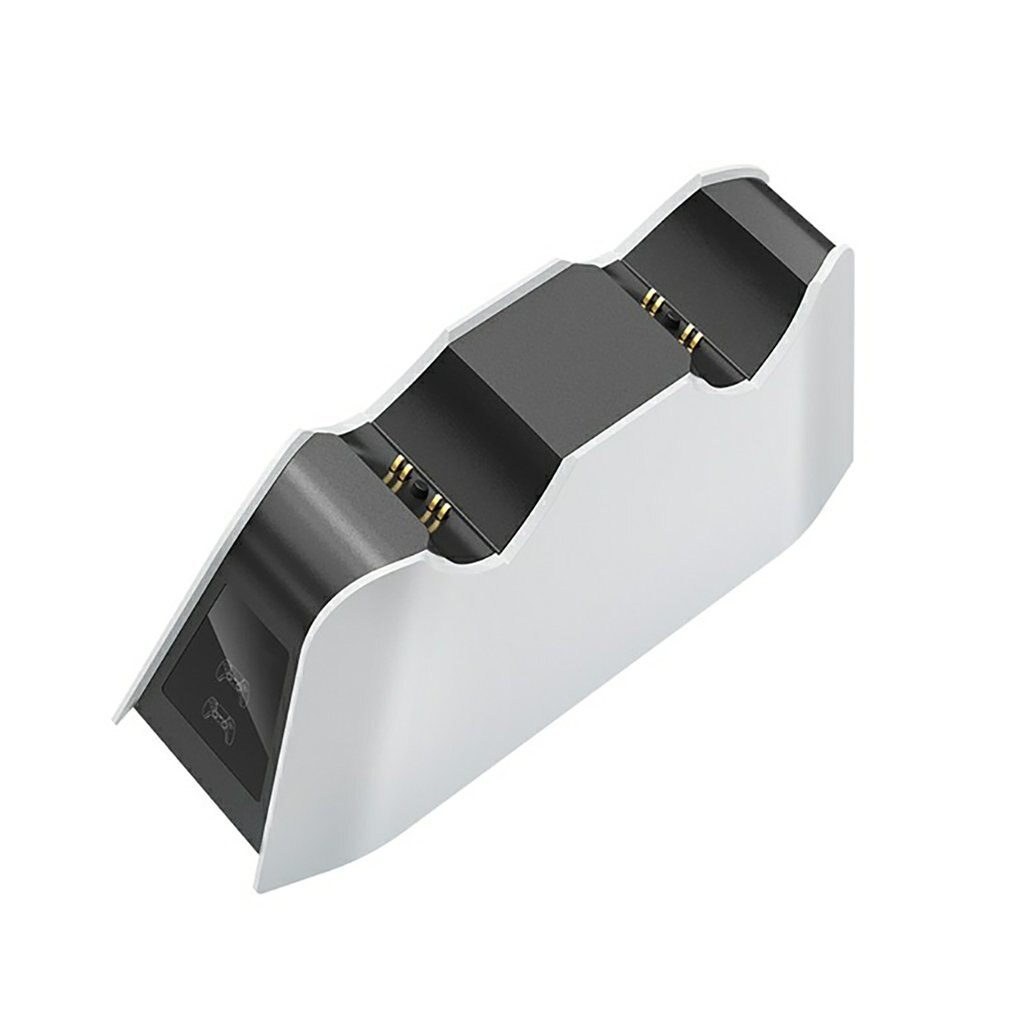 Schnellladestation für  ps5- griff-ladegeräte mit selbst mitgeliefertem kabelbaum, schneller ladeleitfähigkeit und led-ladeanzeige