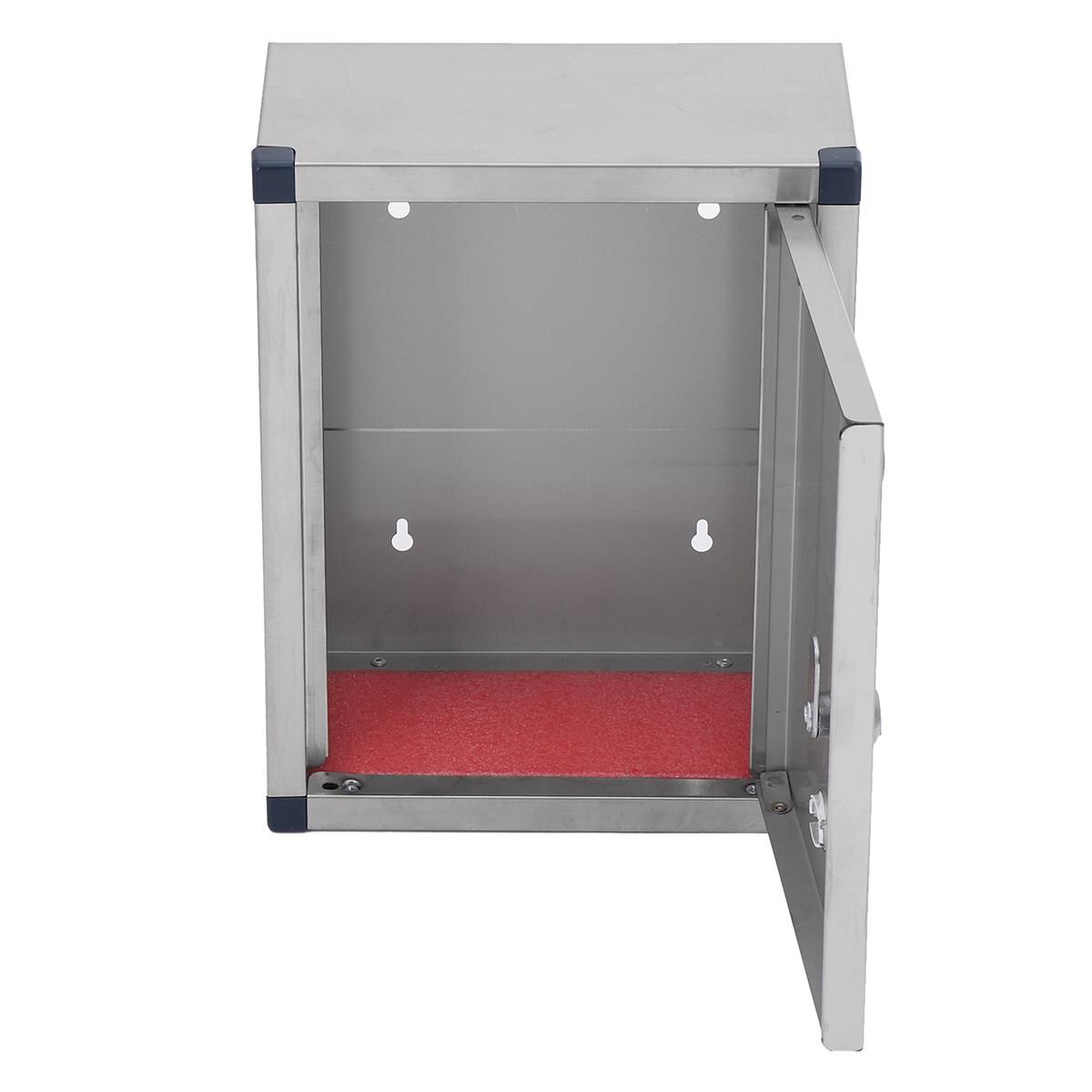 Mailbox Outdoor Security Locking Mailbox Letter Box Suggestion Box Newspaper Mail Letter Post Aluminum Alloy Home Garden Decor