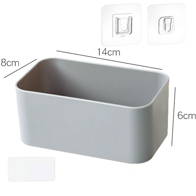 Kitchen Wall-mounted Under Sink Storage Rack Spice Bottle Holder Drawer Shelf Pull Out Cabinet Basket Organizer Bathroom Shelf: Blue