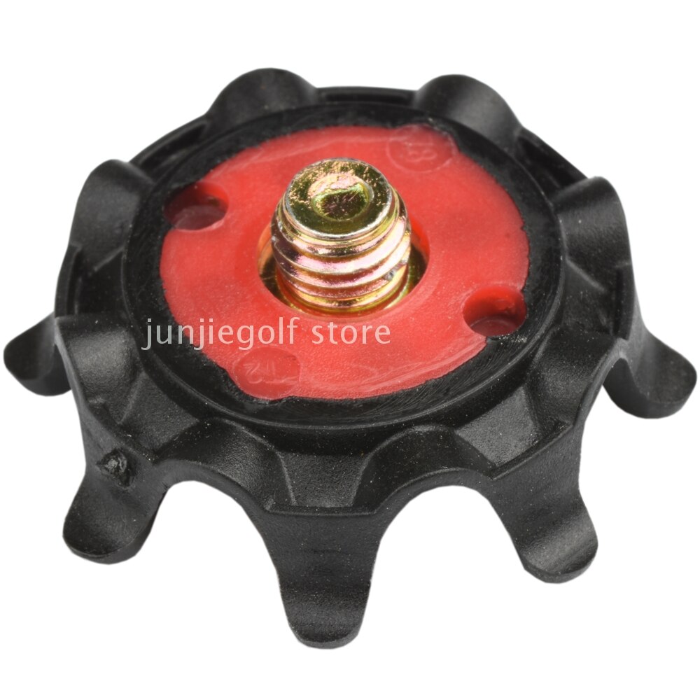 Pinzas de giro rápido para zapatos de Golf, accesorios de herramientas de entrenamiento de repuesto, color rojo, 1/4, 14 unids/lote