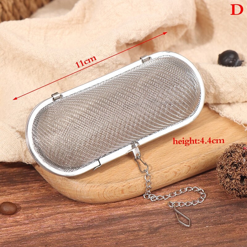 Metal Tea Infuser Herbal Novelty Stainless Steel Strainer Filter Cold Spice Cook: D