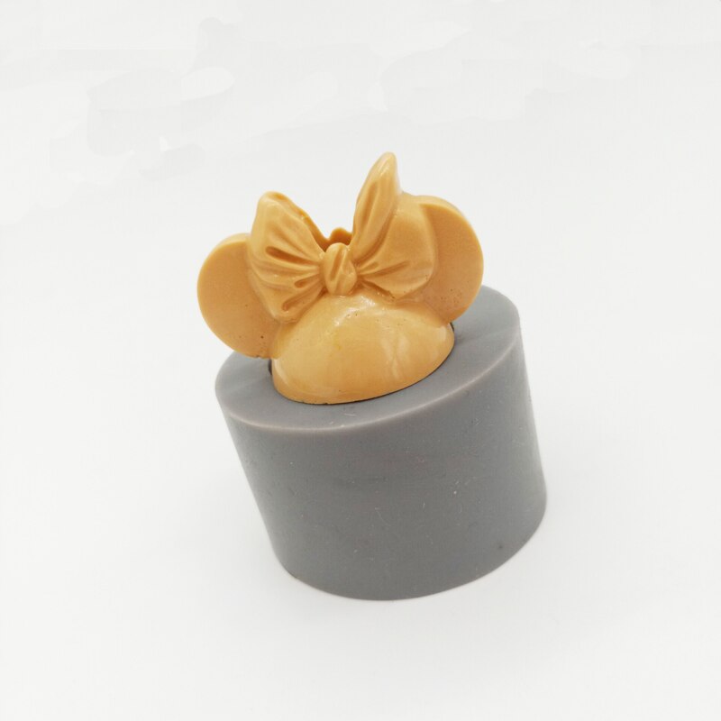 KLM Mouse Head DIY Handmade Epoxy Mould Silicone Straw Topper Molds